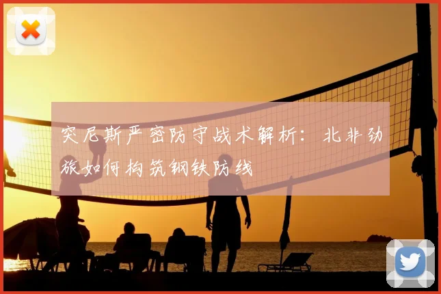 突尼斯严密防守战术解析:北非劲旅如何构筑钢铁防线