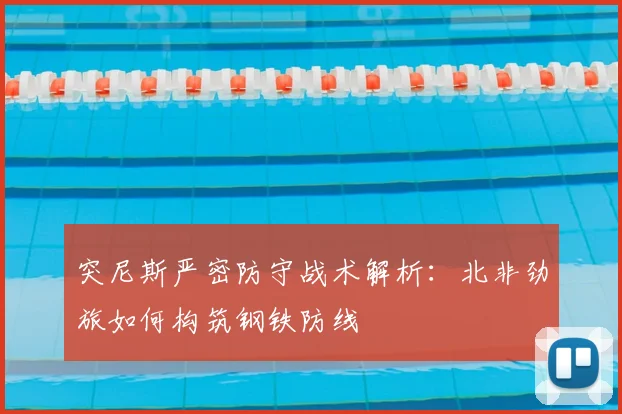 突尼斯严密防守战术解析：北非劲旅如何构筑钢铁防线